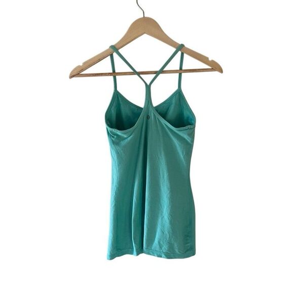 Lululemon Power Y Tank menthol blue Tank top size 4 XS  W1E14S - Picture 4 of 10